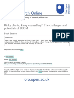 Open Research Online: Kinky Clients, Kinky Counselling? The Challenges and Potentials of BDSM