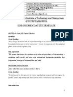 HND Course Work Template Mr. Chalomine