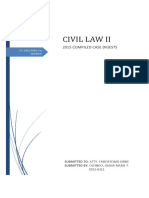 Civil Law Ii: 2015 Compiled Case Digests