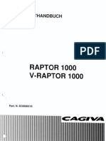 Cagiva Raptor1000 (V-Raptor1000) Service Manual (German)
