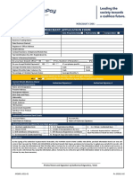 Merchant Application Form New