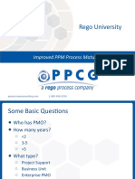 RegoU Improved PPM Process Maturity Session Draft Deckv6 1