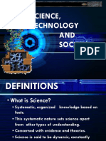 Science Technology and Society Introduction