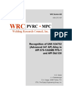 PVRC MPC: Welding Research Council, Inc