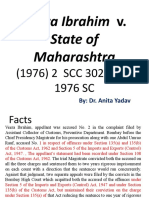 Veera Ibrahim v. State of Maharashtra: (1976) 2 SCC 302: AIR 1976 SC