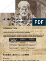 Aristotelian Classification of Constitution