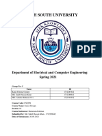 North South University: Department of Electrical and Computer Engineering Spring 2021