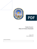 PPF (PROY) Plan Pruebas Funcionales