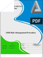 ASMI-OSHMS-PR-04 - OSH Risk Management Procedure