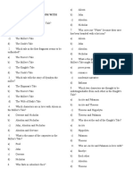 The Canterbury Tales Multiple Choice Questions With Answers