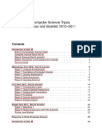 Computer Science Tripos Syllabus and Booklist 2010-2011: Introduction To Part IA 4