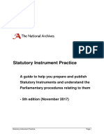 StatutoryInstrumentPractice 5th Edition
