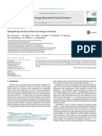 Sovacool - Integrating Social Science in Energy Research