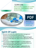 Case Study: Lupin LTD