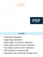 Adsorption Operation Lecture Notes