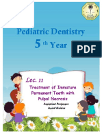 11-Treatment of Immature Permanent Teeth With Pulpal Necrosis