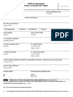 National Democratic Redistricting Committee Form 8871