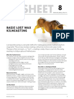 Basic Lost Wax Kilncasting: What This Tipsheet Covers