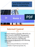 Module 6 - FINAL STUDY and EVALUATION of INTERNAL CONTROL