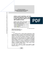 Open Loop Control of The Five Axis Missile and Target Flight Motion Simulator Implementation