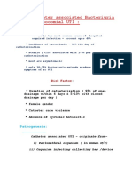 Catheter Associated Bacteriuria / Nosocomial UTI:: Pathogenesis