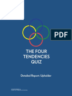 The Four Tendencies Quiz: Detailed Report: Upholder