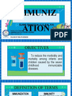 Immuniz Ation: Elaine Frances M. Illo, R.M., R.N