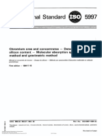 ISO 5997-1984 Chrome Ore Determination of Silica