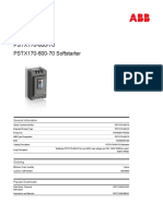 1SFA898111R7000 pstx170 600 70 Softstarter