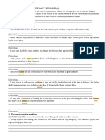 Unit 3 Features of Contract English (2) : 1. The Use of Negative Wordings