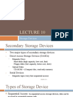 Lecture 10 Storage Devices