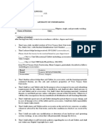 Affidavit of Undertaking For Learning Resource Packet-Wvsu Main