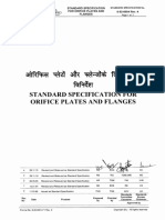 Atirkfch-G Tat Tr4Ri: Standard Specification For Orifice Plates and Flanges