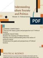 UCSP - Module 1C - Political Science