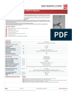 174-240Mhz Sidemount Dab/Tv Dipoles 618 Series: Technical Features