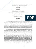 Documentation For Epa Implementation of The Johnson and Ettinger Model To Evaluate Site Specific Vapor Intrusion Into Buildings