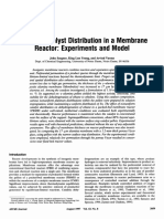 Effect Catalyst Distribution in A Membrane Reactor: Experiments and Model