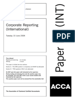 Corporate Reporting (International) : Tuesday 10 June 2008