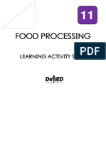 SHS Grade 11 - TVL Food Processing