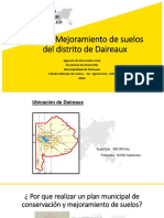 Plan de Mejoramiento de Suelos