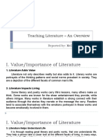 Teaching Literature - An Overview REPORT