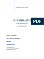 Securitization: Final Term Report