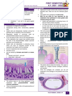 Histology: First Semester A.Y. 2021 - 2022