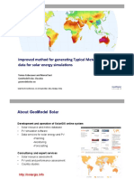 (Cebecauer, Suri) Improved Method For Generating TMY For Solar Energy Simulations (SolarGIS - Geomodel)