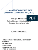 Company Law 2013