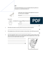 Density and Pressure KS5 Questions