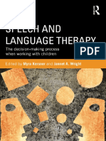 Wright, Jannet A. - Kersner, Myra - Speech and Language Therapy - The Decision-Making Process When Working With Children-Taylor and Francis - Routledge (2012)