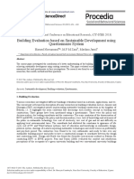 Building Evaluation Based On Sustainable Development Using Questionnaire System