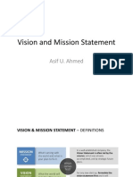 Vision and Mission Statement