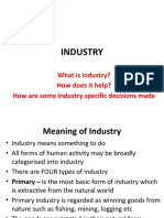 DIFFERENT FORMS OF INDUSTRY and LOCATION FACTORS 23 Feb 2021